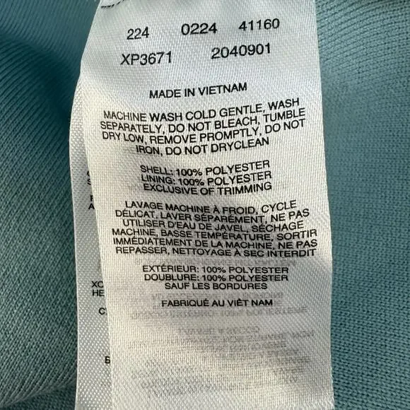 Columbia Anorak Fleece Women's XXL Blue Beige Coral 1/4 Snap Athleisure NWT - Picture 9 of 11